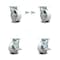Service Caster 5 Inch Semi Steel Caster Set with Roller Bearings 2 Swivel Lock 2 Brake SCC SCC-30CS520-SSR-BSL-2-TLB-2 - alternate 1